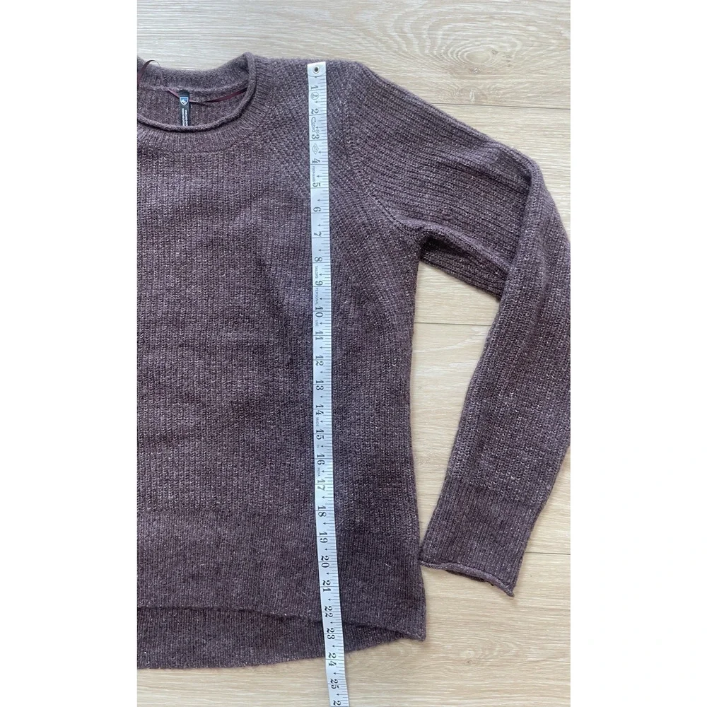 KUHL Women’s Small Long Sleeve Sweater Purple Eggplant Super Soft Stretch Knit S - Picture 8 of 8